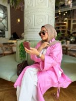 Pink linen shirt - Image 5