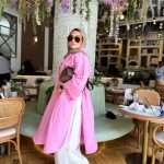 Pink linen shirt