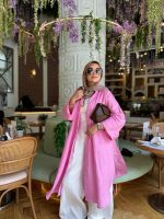 Pink linen shirt - Image 3