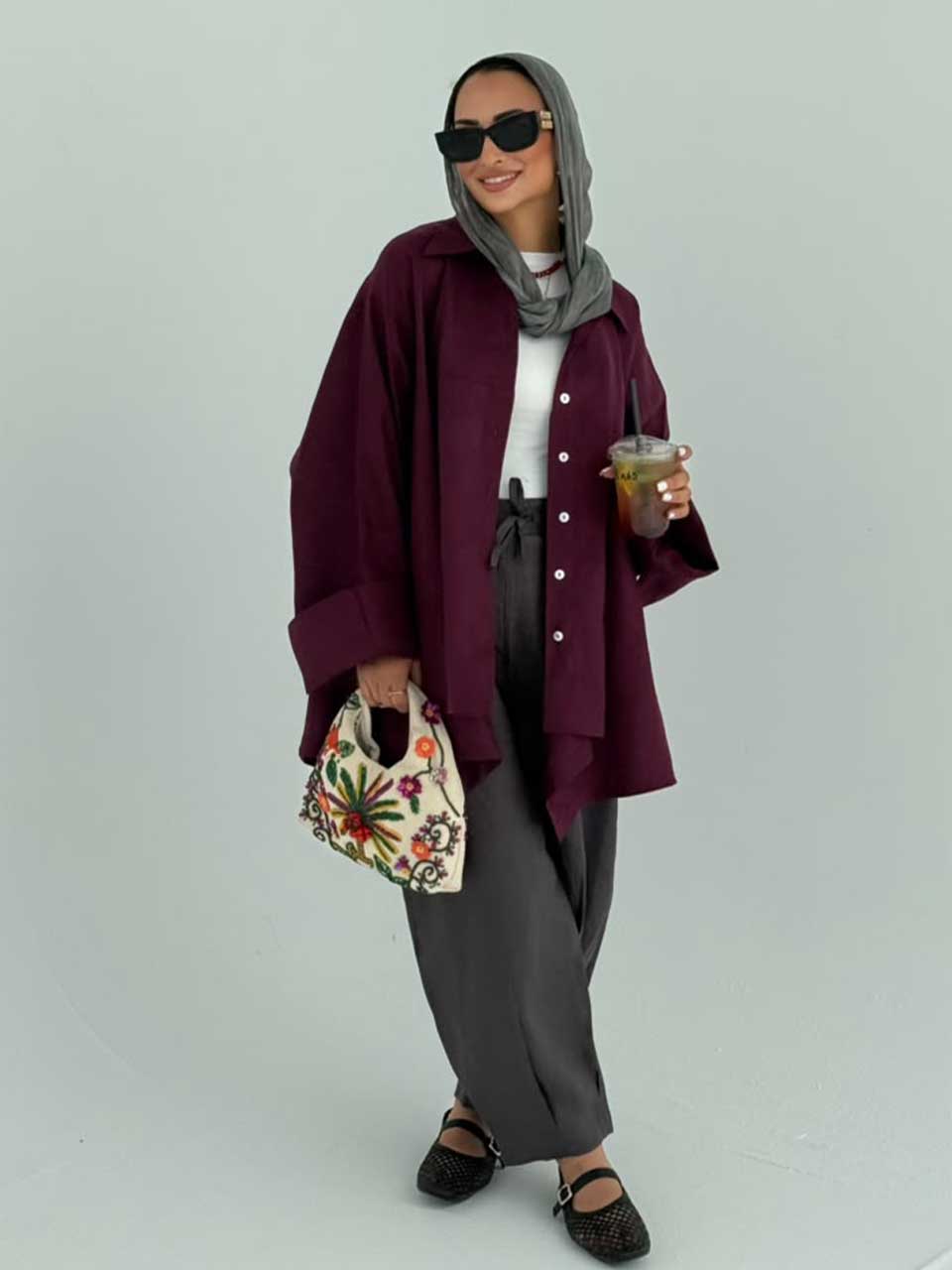 7 Gray Ballon pants - Image 1