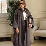 Gray linen oversized Shirt